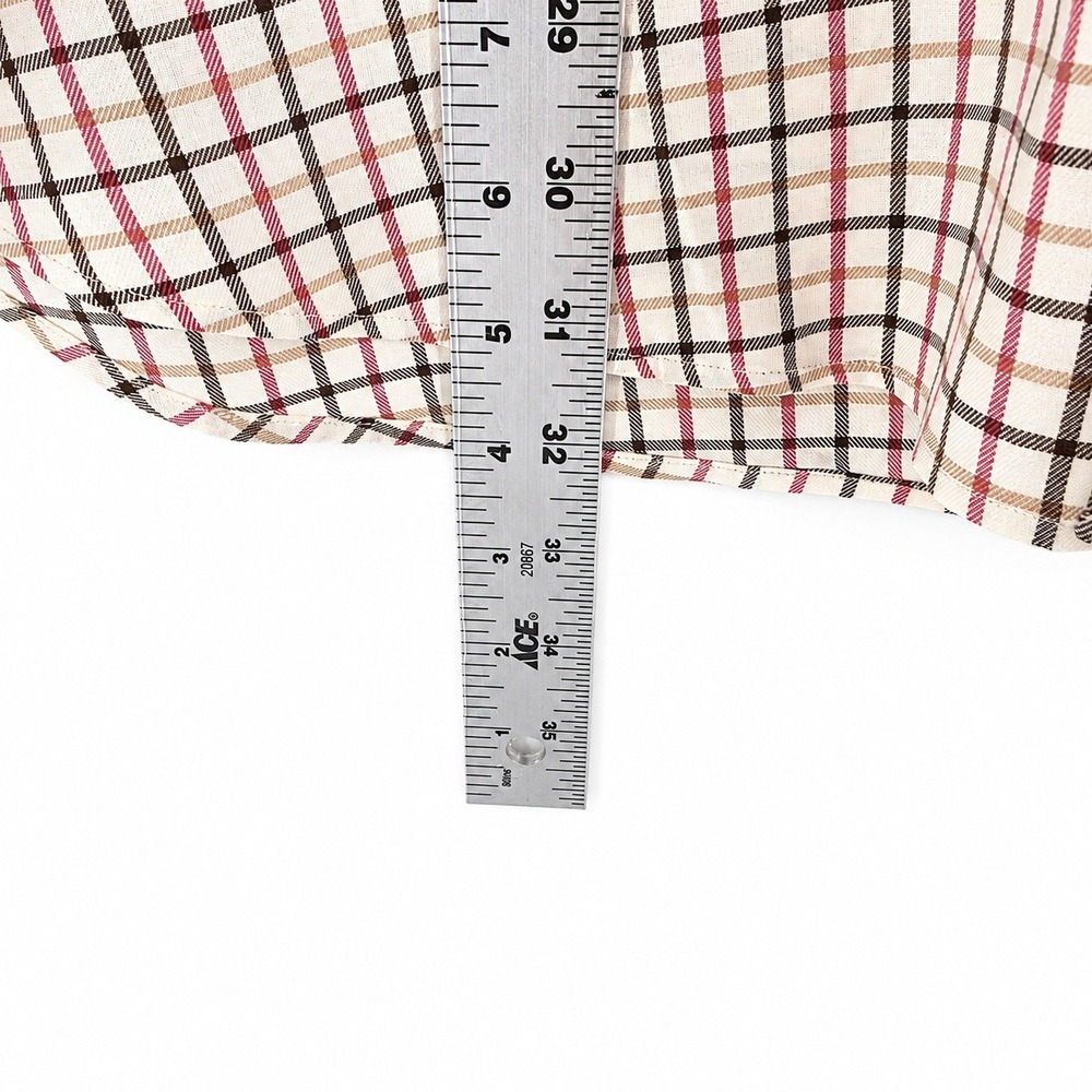 Polo Ralph Lauren Button Down Shirt Mens 16.5 L Tattersall Cotton Ivy Multi - Picture 5 of 8